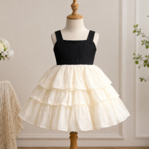 White Layered Party Frock