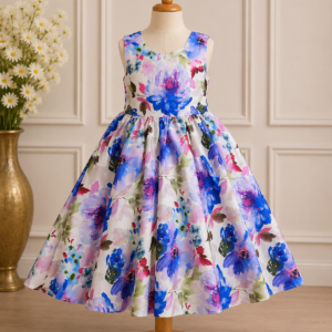 Blossom Floral Silk Frock