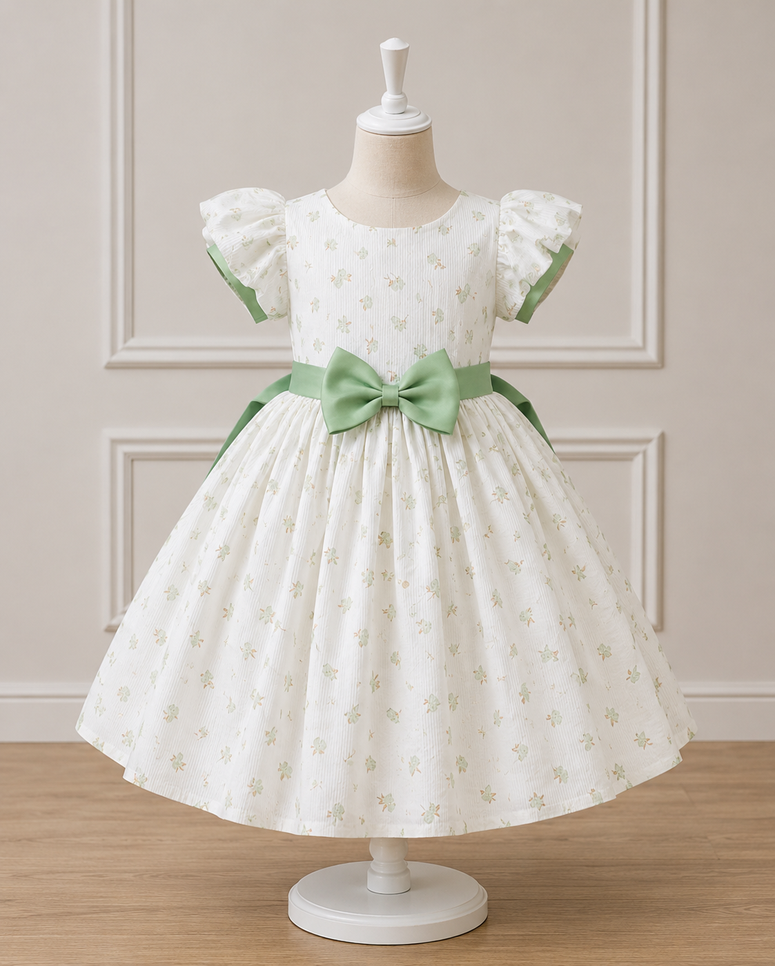 Elegant Floral Party Frock - Image 4