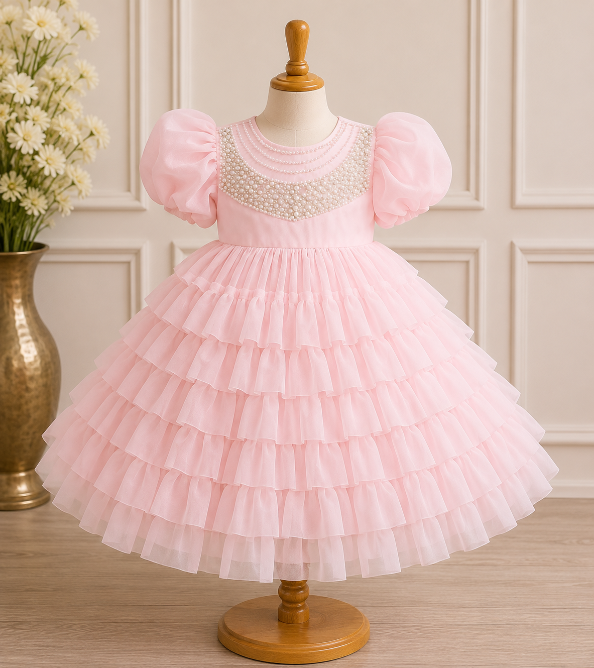 Pearl Princess Party Dress - Image 2