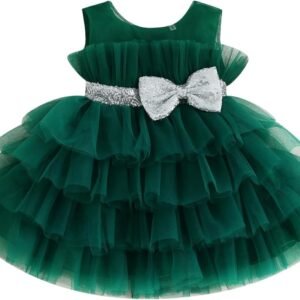 Girls Layered Tulle Frock