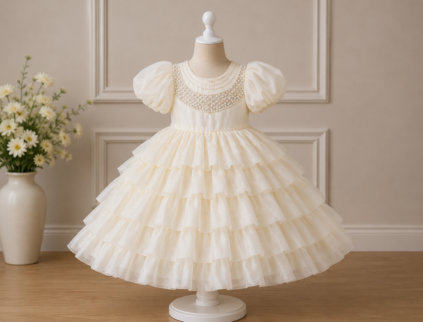 Pearl Princess Party Dress - Image 3