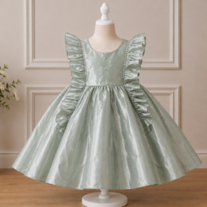 Sage Green Pearl Frock