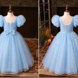 Sheen Sky Blue Frock