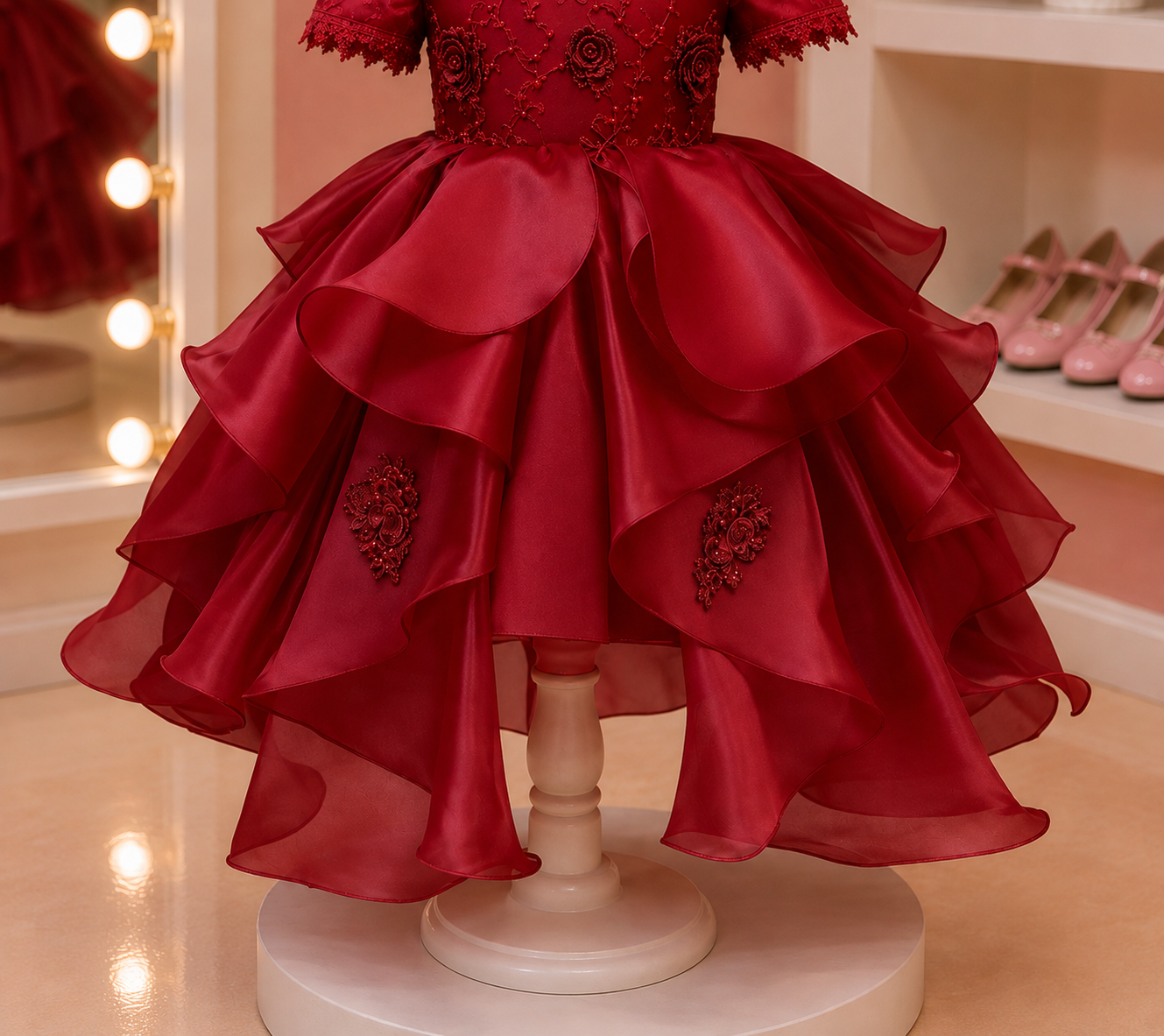 Elegant Off Shoulder Frock - Image 4