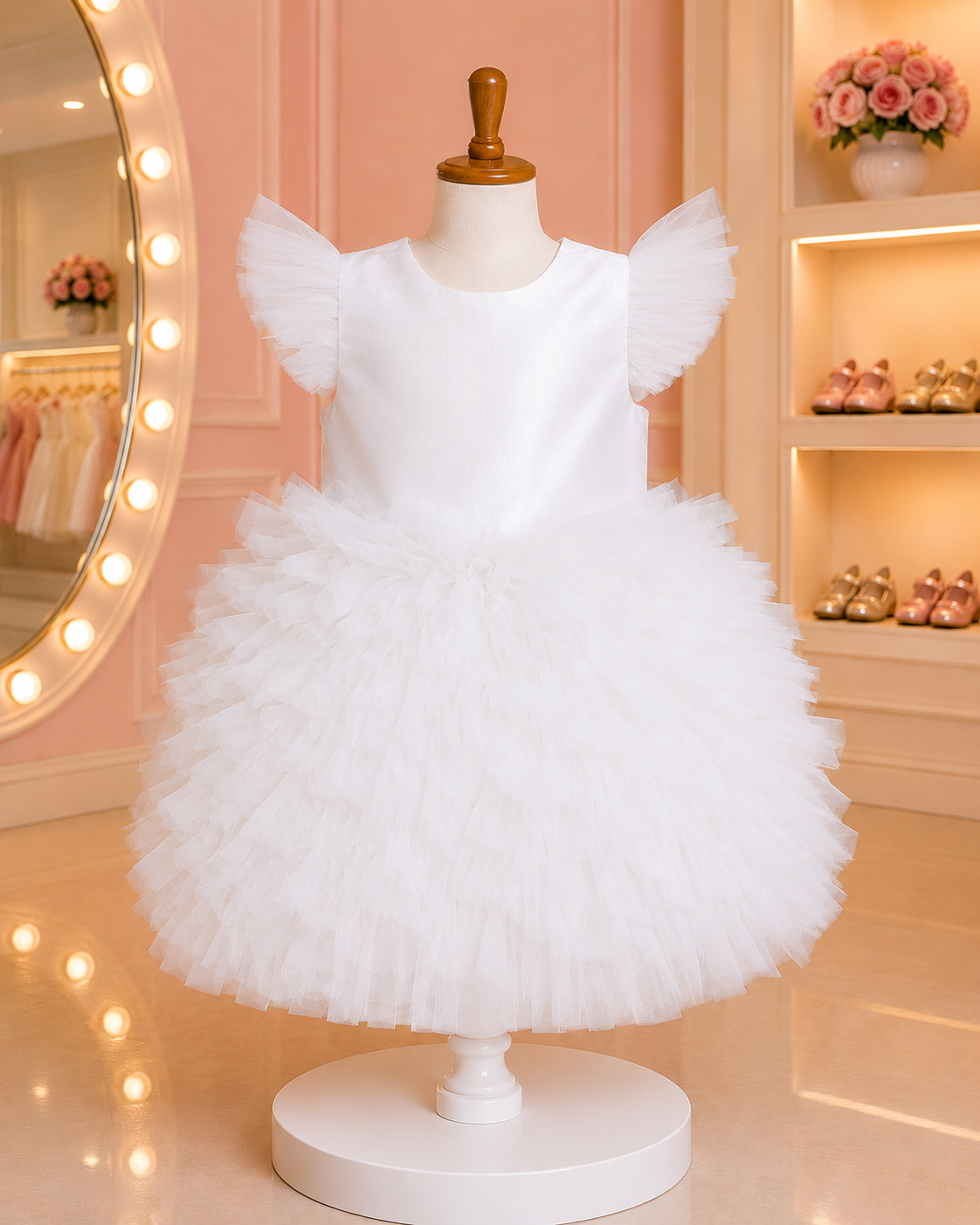 Elegant Tulle Princess Frock - Image 4