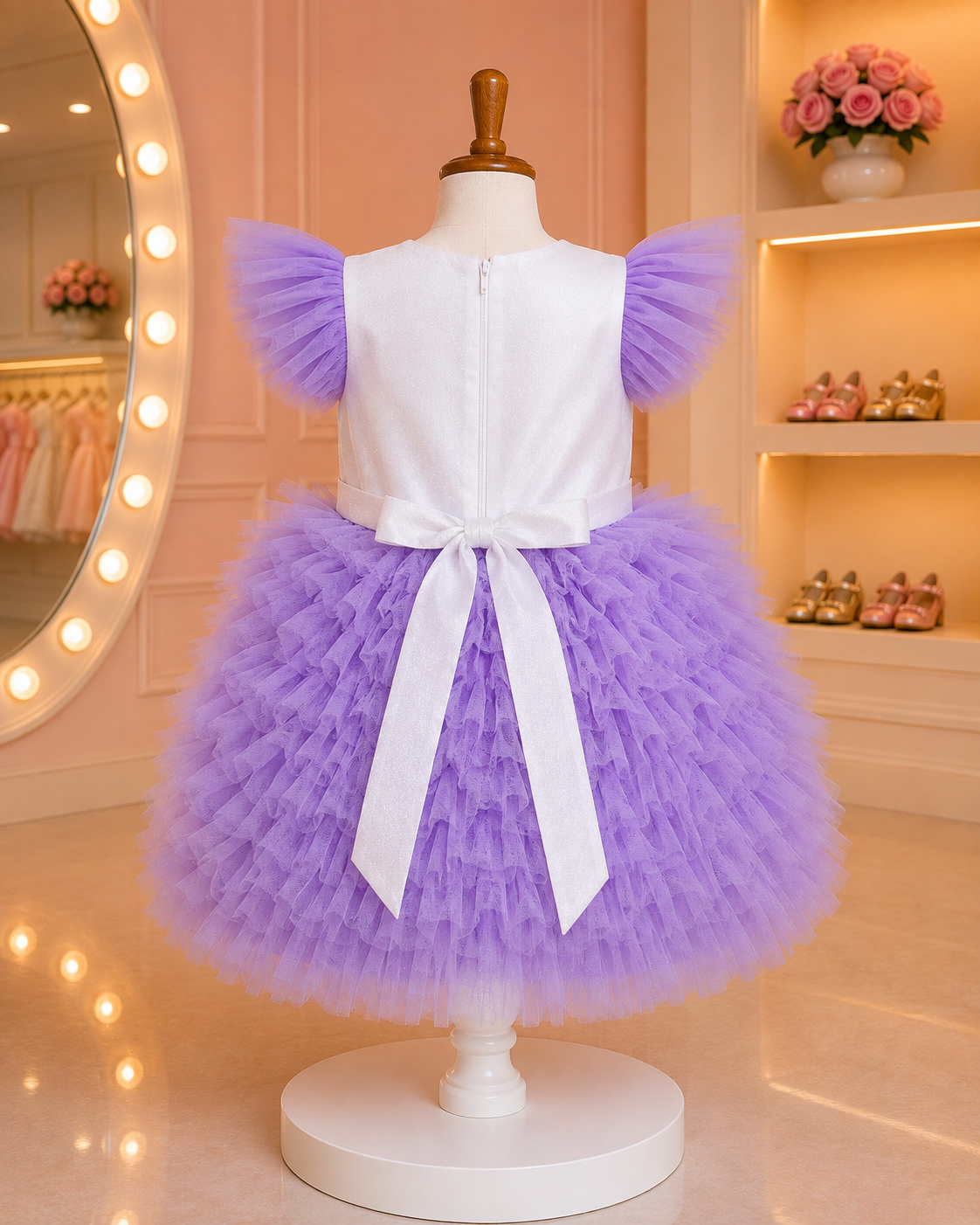 Elegant Tulle Princess Frock - Image 8
