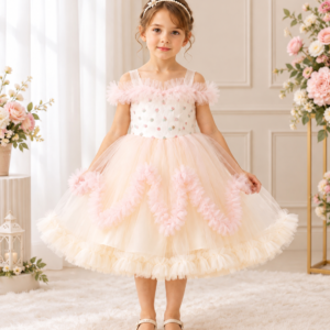 Dreamy Pastel Bow Tulle Frock